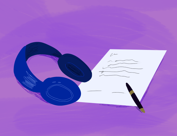 In his first column installment, Rishi Jeyamurthy ’28 breaks down the complexities of record contracts. ((Graphic: DA-HEE KIM/The Stanford Daily)